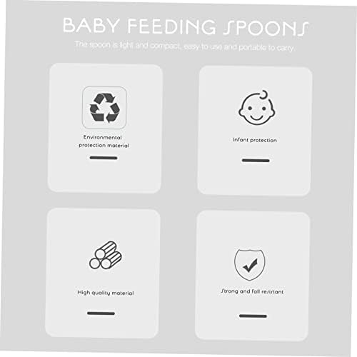MERRYHAPY 2PCS Soft Spoons for Baby Weaning 1