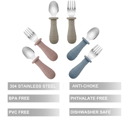 PandaEar Reusable Feeding Bibs Utensils Set 1
