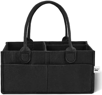 Mr Pen Baby Diaper Caddy - Black Car Organizer 1