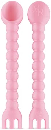 Ryan Rose Cutie Tensils Baby Spoon and Fork 2 Pack Ballet 1
