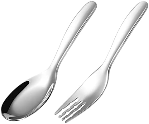 HAPINARY 316 Stainless Steel Fork Spoon Set 2PCS