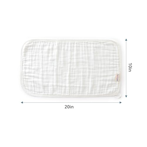 Maliton 6 Pack Muslin Burp Cloths 20x10 100 Cotton 1