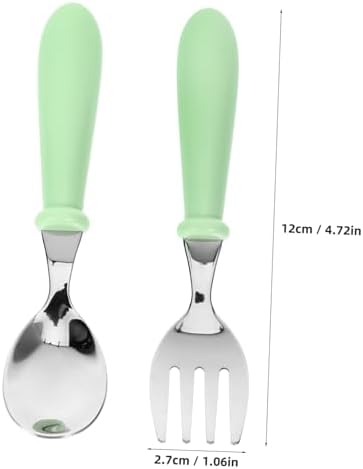 ifundom 4Pcs Stainless Steel Utensils Set for Babies