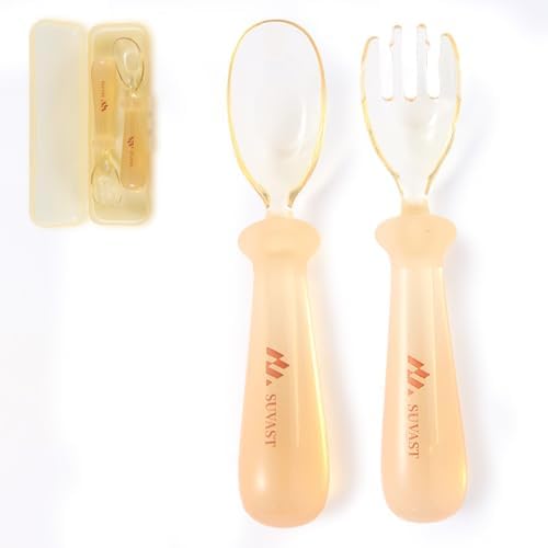 Suvast Reusable Baby Spoon Set 100 BPA Free