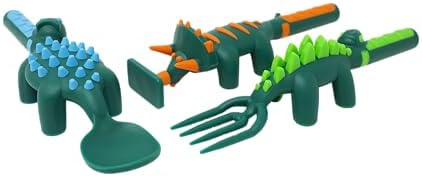 Constructive Eating - Toddler Dinosaur Utensils Set