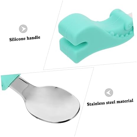 Beatifufu Dinosaur Cutlery Set for Baby Feeding