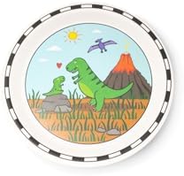 Dinosaur Bamboo Dish Set 5 Piece Kids Tableware