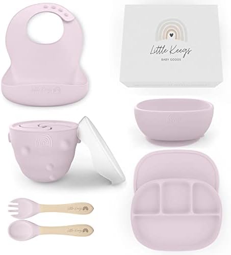 Little Keegs Baby Feeding Set - Lilac