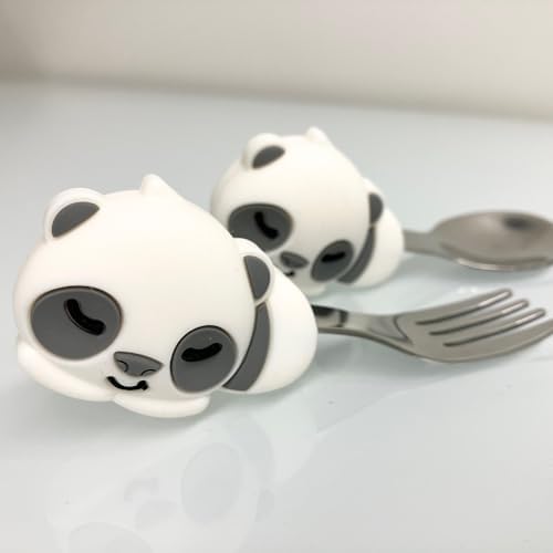 Toddler Feeding Utensils Set for Small Hands 18 Months BPA Free