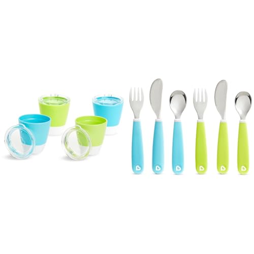 Munchkin Splash Open Toddler Cups Utensil Set