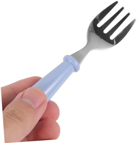 VICASKY 2 Sets Stainless Steel Fork Spoon for Kids 1