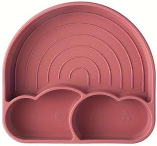 6-Piece Silicone Baby Feeding Set with Strong Suction