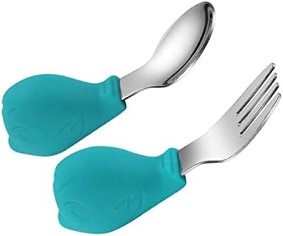 HOLIDYOYO Training Tableware Set with Soft Handle
