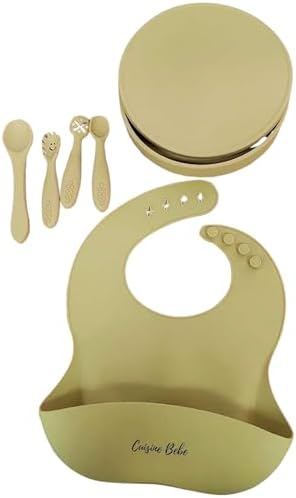 Cuisine Bebe 4-Piece Silicone Feeding Set for 6 Months Up