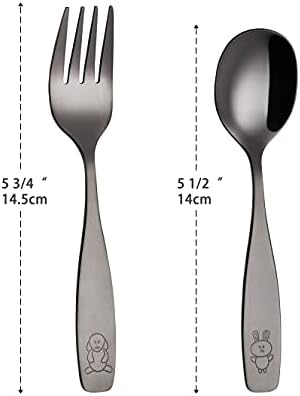 ANNOVA Kids Flatware Set 6PCS Stainless Steel