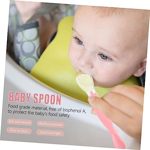 2pcs Soft Spoon Set for Easy Feeding and Mealtime