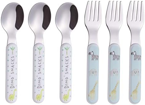 ANNOVA Cute Animals Kids Silverware Set 6 Pieces