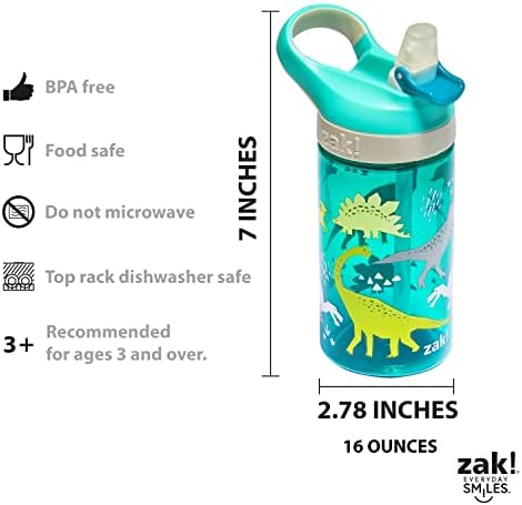 Zak Designs Dinosaur 5-Piece Dinnerware Set for Kids Ages 3