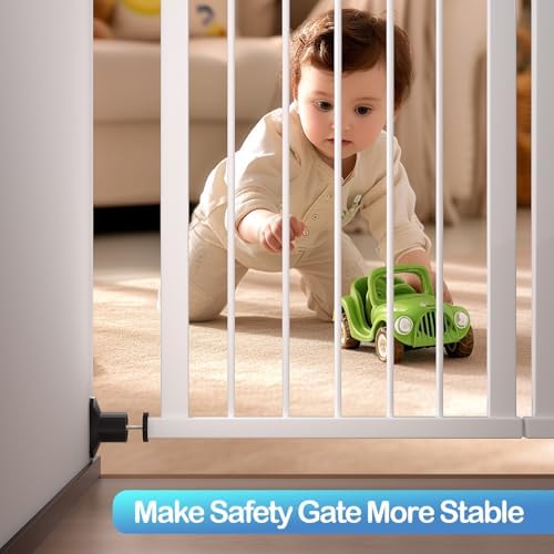 ICERO Baby Gate Extender Wall Protector 4 Pack Black 1