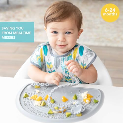 Bumkins Feeding Bibs 3-Pk Feathers Arrows Quill 1