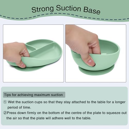 Silicone Baby Feeding Set 10Pcs for Self-Feeding 1
