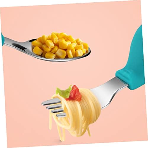 Luxshiny 2PCS Bird Themed Flatware Set for Baby Training