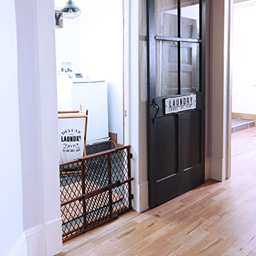 Evenflo Pressure-Mount Baby Gate - Farmhouse Style