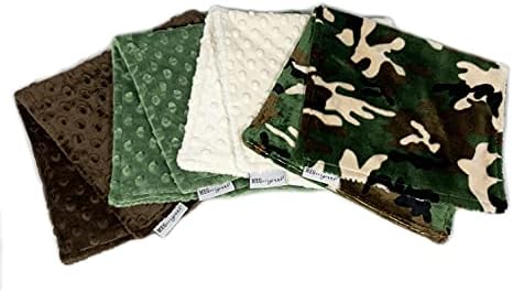 Baby Boy Burp Cloth Set of 4 Camouflage