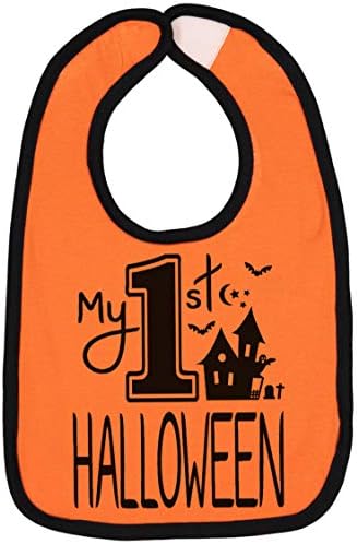 Aidens Corner Cute Halloween Pumpkin Bib Set