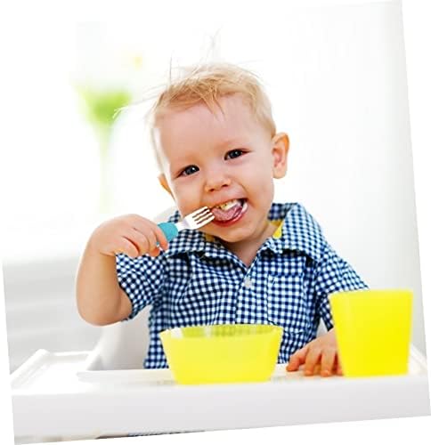Hoement Stainless Steel Spoon and Fork Set 1 Pair