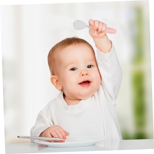 NAMOARLY Baby Self Feeding Spoon and Fork Set with Case