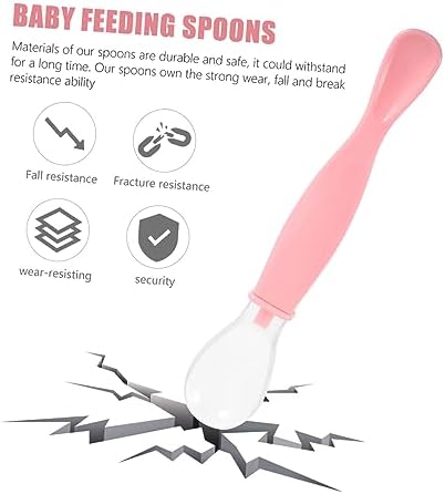 RORPOIR 2pcs Spoons Essential Cutlery Set for Safe Mealtime