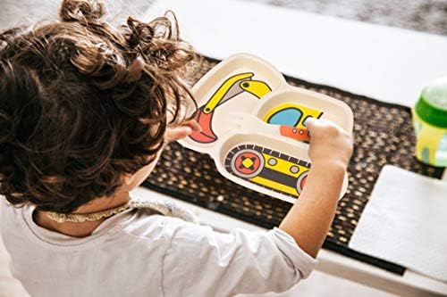 Qshare Kid Dinnerware Set 9 Pcs BPA Free