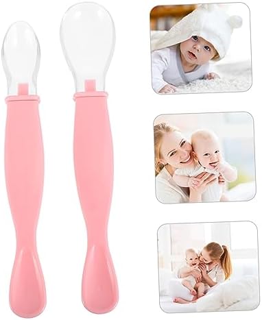 2pcs Soft Spoon Set for Easy Feeding and Mealtime