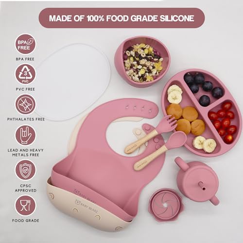 Baby Bearz 8-Piece Feeding Set for 6 Months Baby