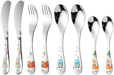 LYIYEYAN Toddler Cutlery Set Stainless Steel