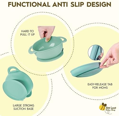 Bee Love Silicone Feeding Set for 6 Months 1