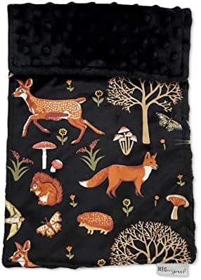 Baby Burp Cloth Set of 2 Forest Friends Handmade in USA
