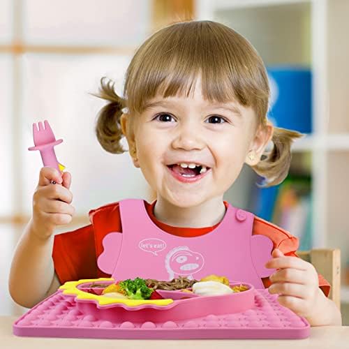 KIYTARBOO Dinosaur Baby Feeding Set