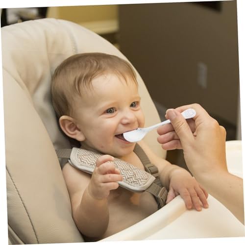 PLAFOPE Baby Utensil Set with Bear Design Handles