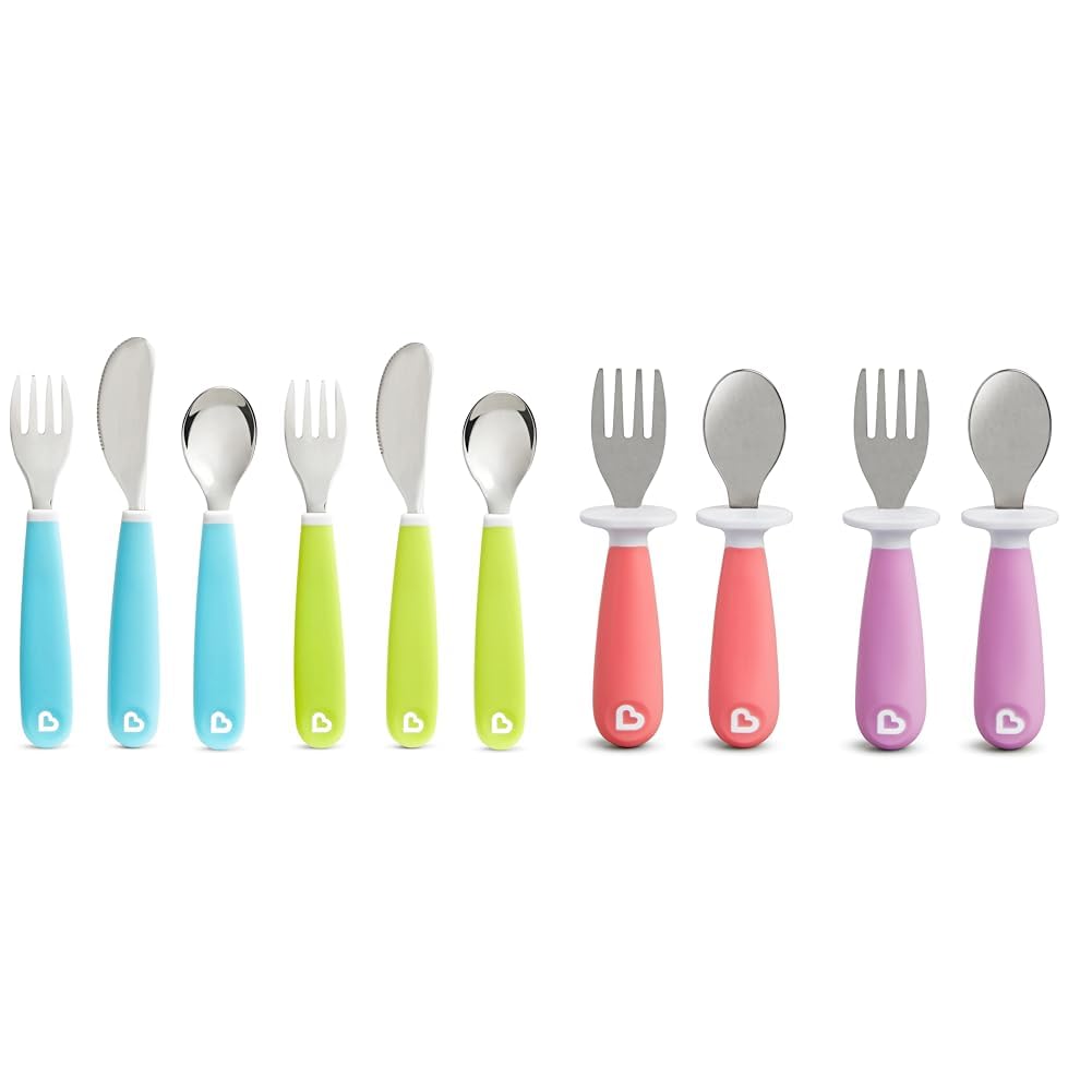 Munchkin SplashTM Toddler Utensils Set 6 Count 2 Packs