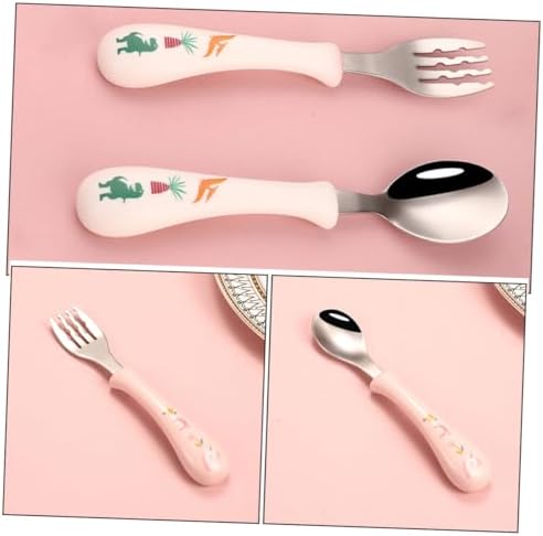 3 Piece Cartoon Stainless Steel Utensils Set