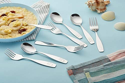 ANNOVA Kids Flatware Set 8 PCS Stainless Steel