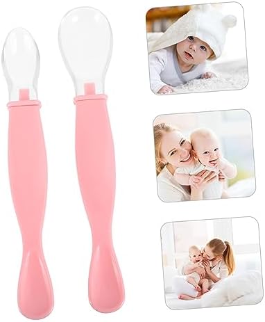 RORPOIR 2pcs Spoons Essential Cutlery Set for Safe Mealtime