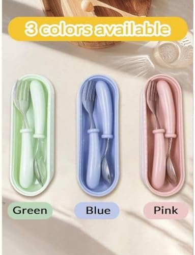 Personalized Toddler Stainless Steel Flatware Set 1
