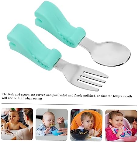 RORPOIR Dinosaur Cutlery Set with Storage Box
