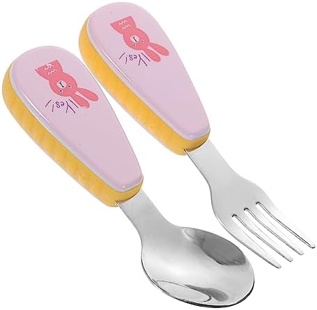 HAPINARY 304 Stainless Steel Cartoon Cutlery Set