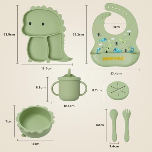 PURFEA Silicone Baby Feeding Set for 6M