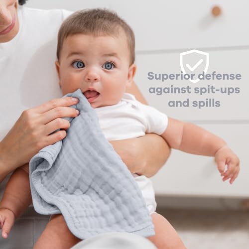 Comfy Cubs Muslin Burp Cloths 20 x 10 Pack of 10