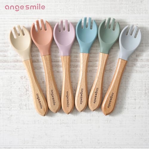 Ange Smile 12-Piece Silicone Feeding Set for 6 Months Toddler